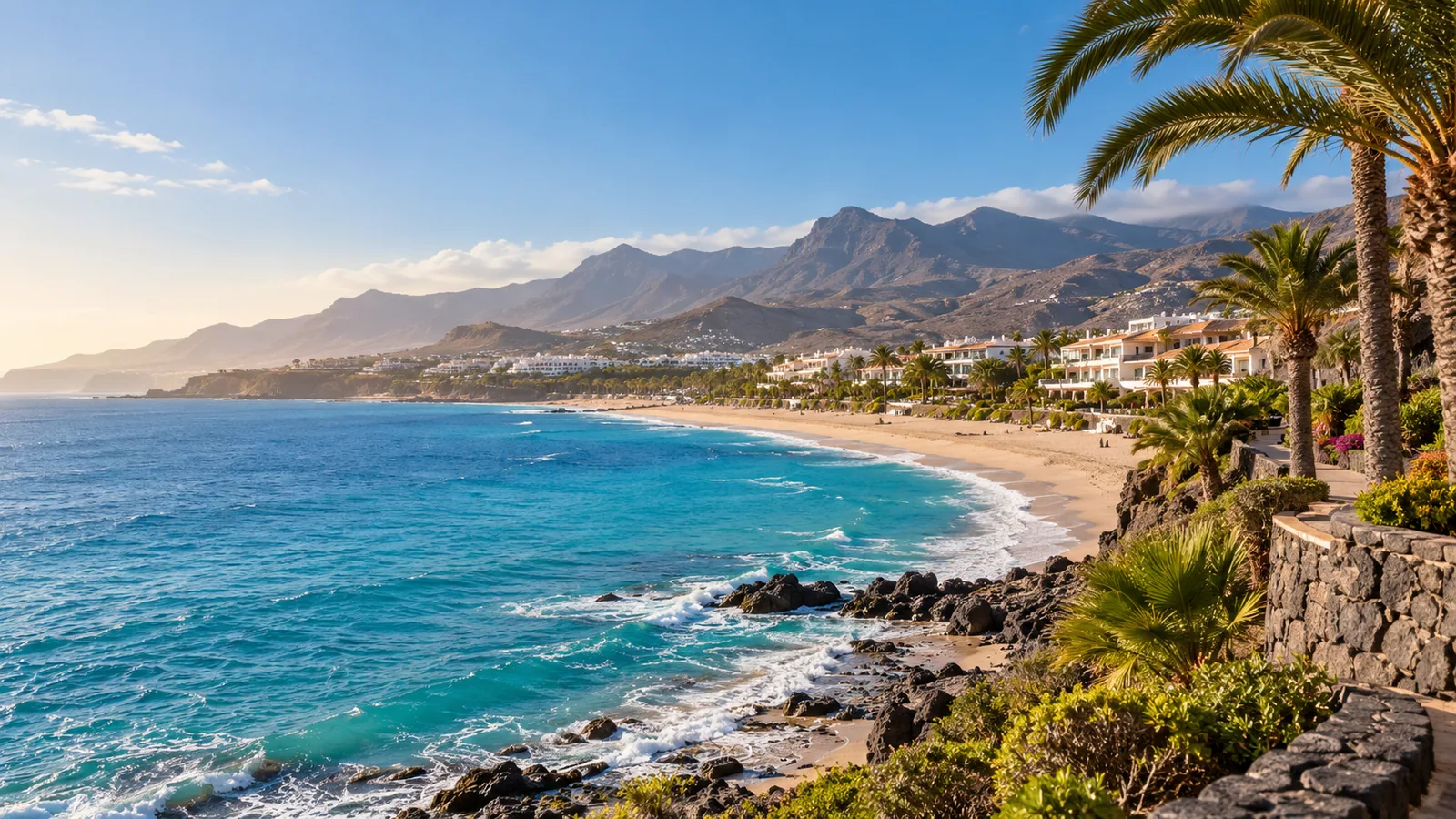 Coastal scenery inspired by Tenerife’s southwest shoreline